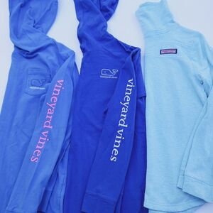 Vineyard Vines Blue and Light Blue Hoodies